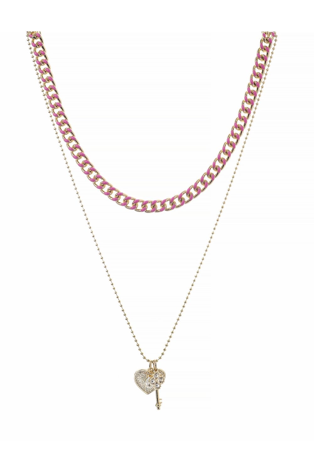 Golden Wave Link Necklace