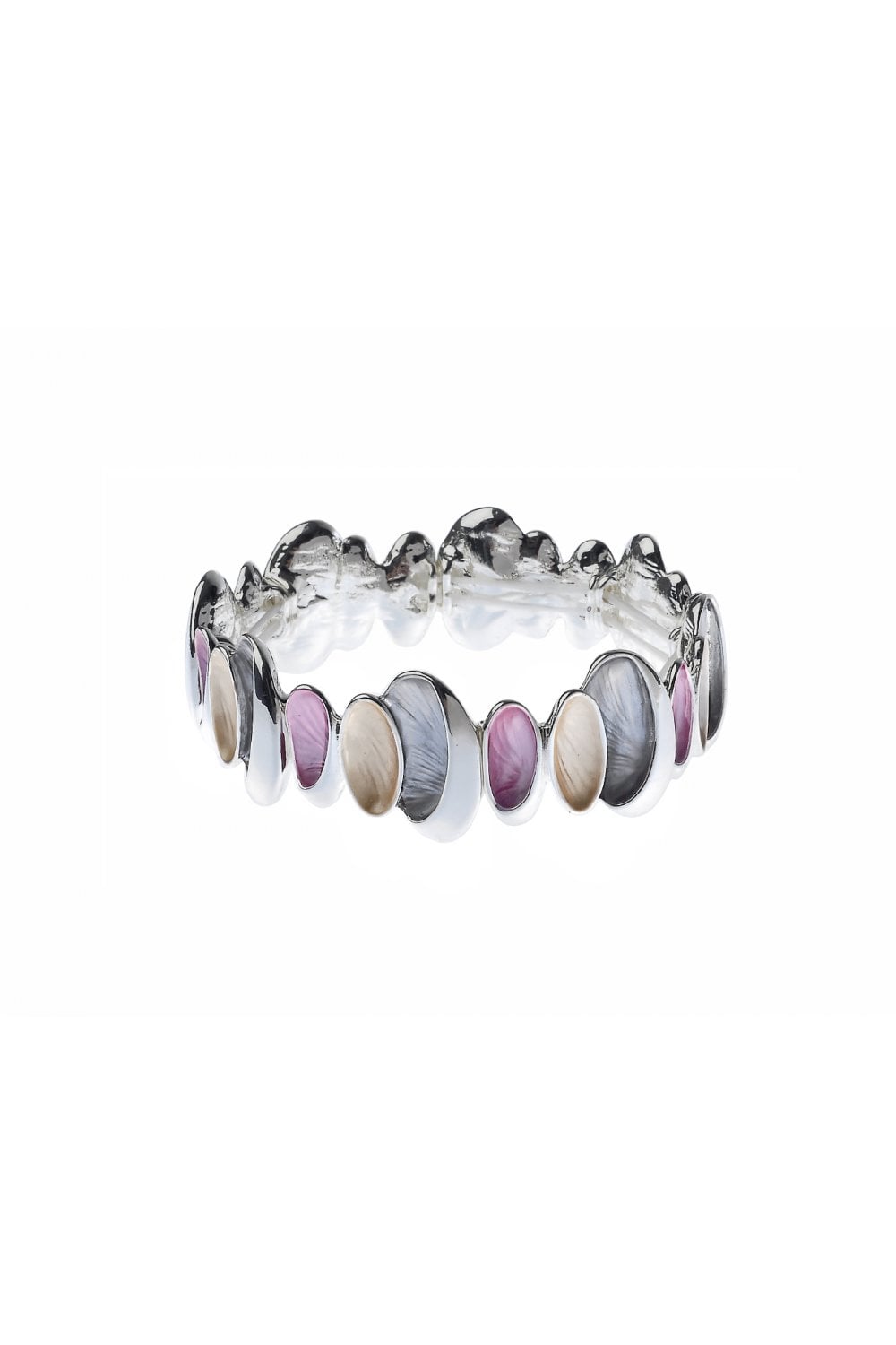 Pastel Harmony Tri Tone Stretch Bracelet