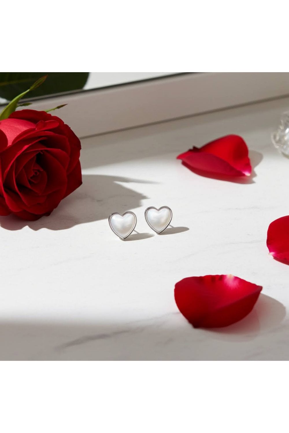 Pearl Heartbeat Stud Earring