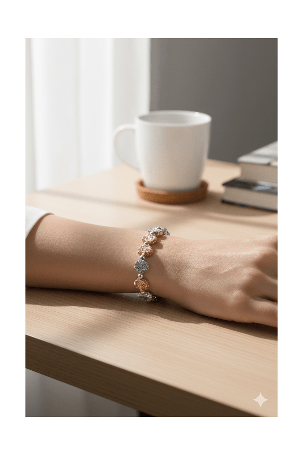 Tree Charm Drawstring Bracelet