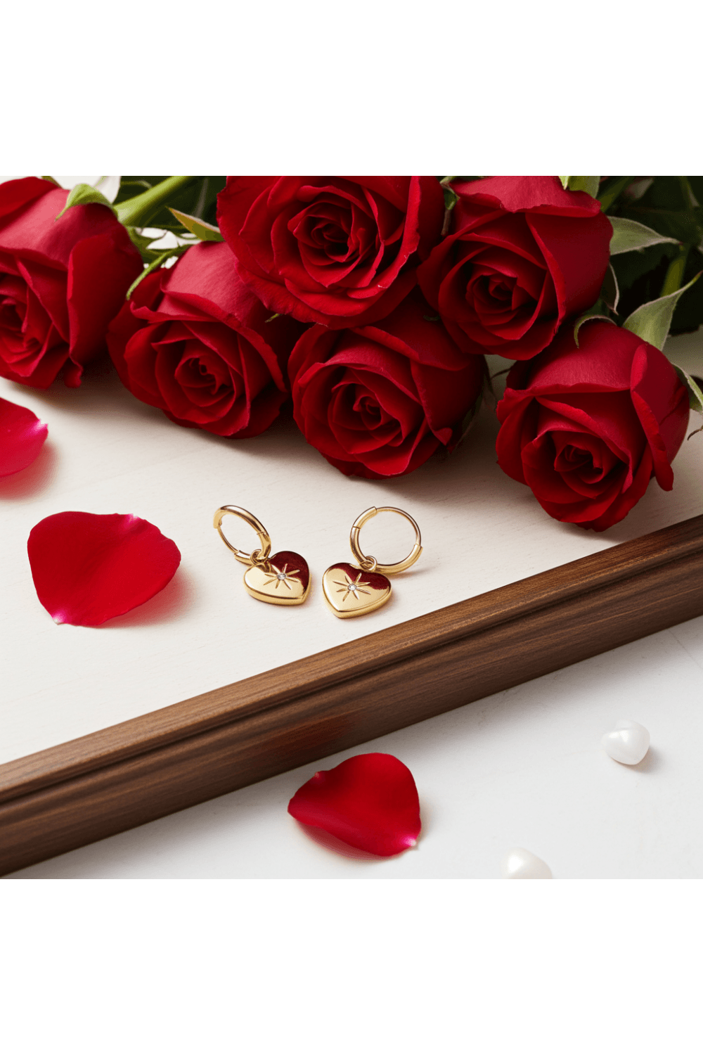 Glow Heart Huggie Earring