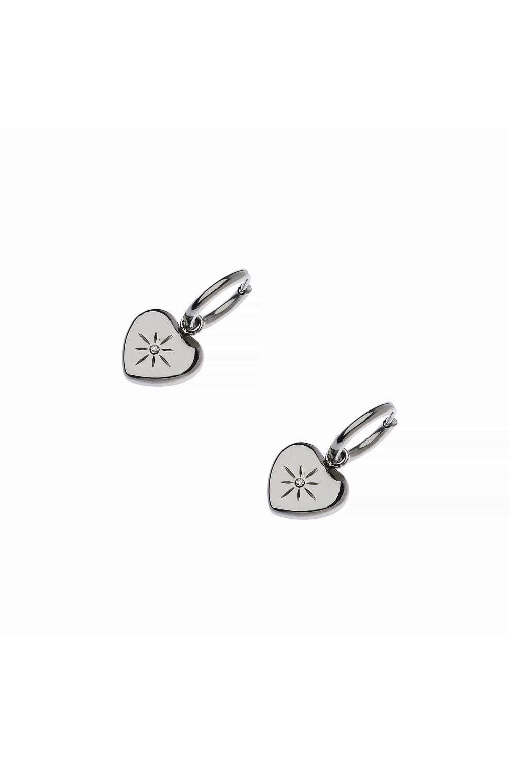 Glow Heart Huggie Earring