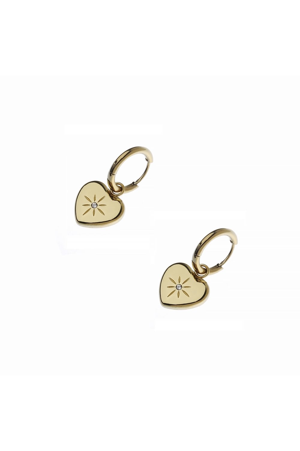 Glow Heart Huggie Earring