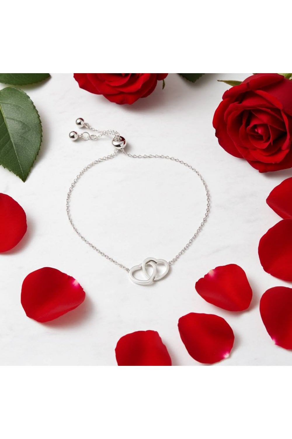 Heart Gleam Slider Bracelet