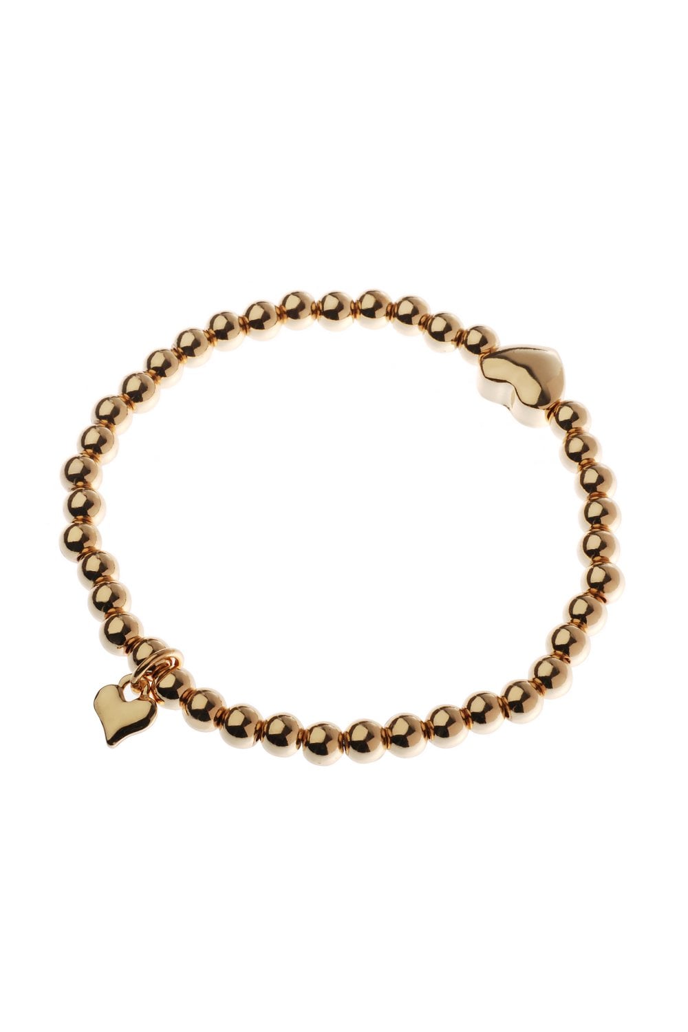 Heartbeat Charm Ball Bracelet