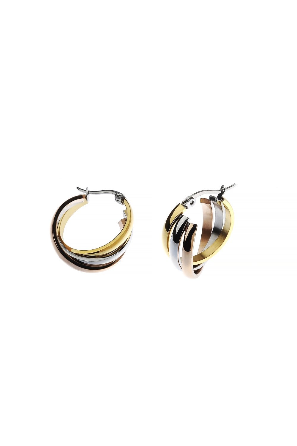 Sleek Pivot Stainless Steel Hinged Earring