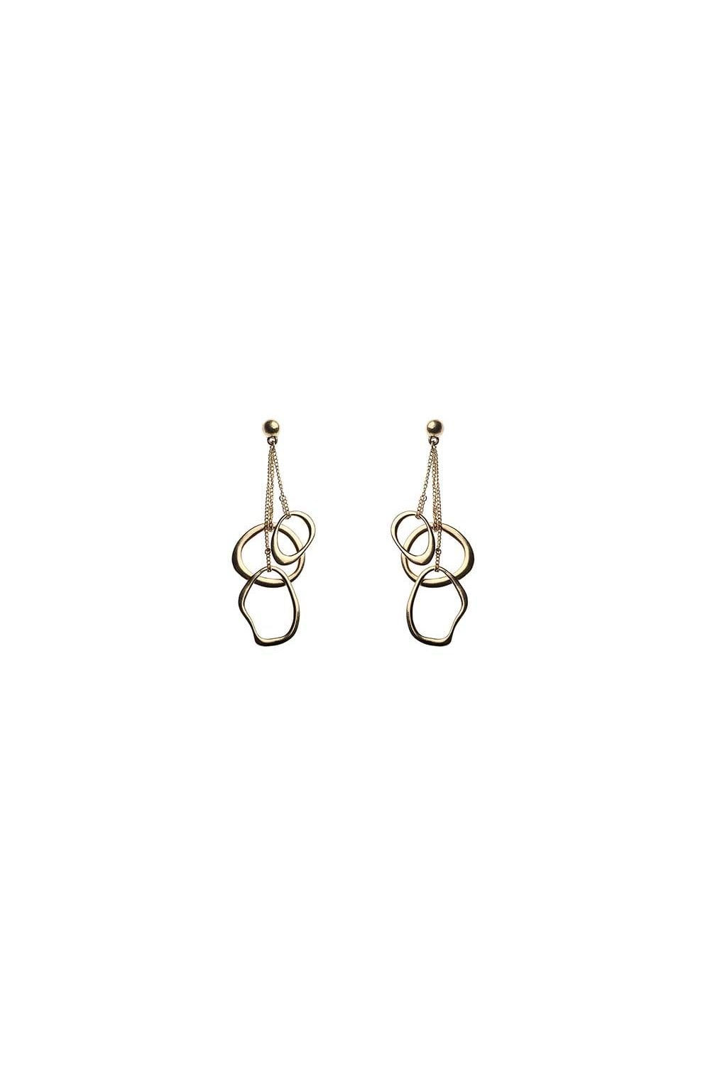 Ripple Chain Drop Earring